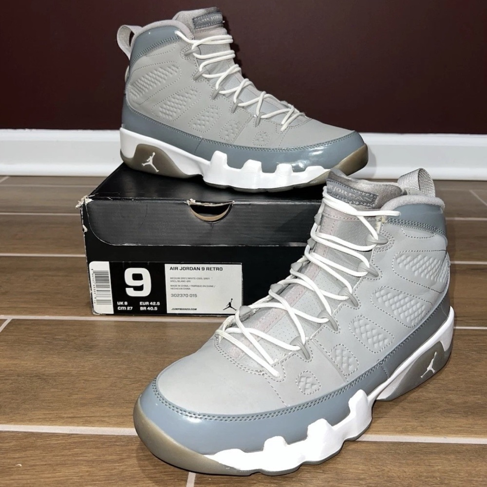 Size 9 - Air Jordan 9 Retro 2012 Cool Grey